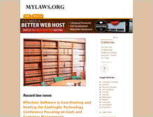 Tablet Screenshot of mylaws.org